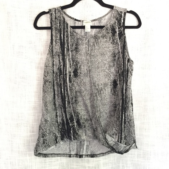 H&M Conscious Snake Print Lyocell Wrap Tank - Picture 2 of 6